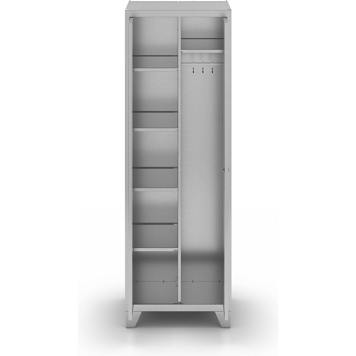 Dulap pentru materiale de curățenie, din inox (Imagine produs 3)-2