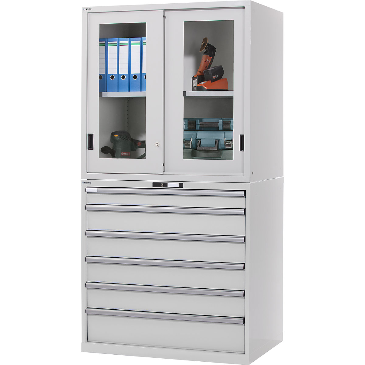 Dulap cu sertare, tablă de oțel – LISTA (Imagine produs 4)-3