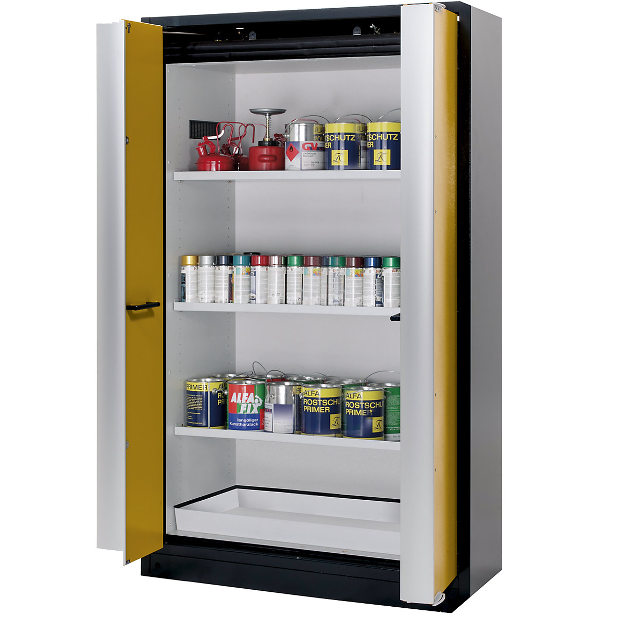 Dulap ignifug cu uși pliante, pentru substanțe periculoase tip 90 – asecos (Imagine produs 4)-3