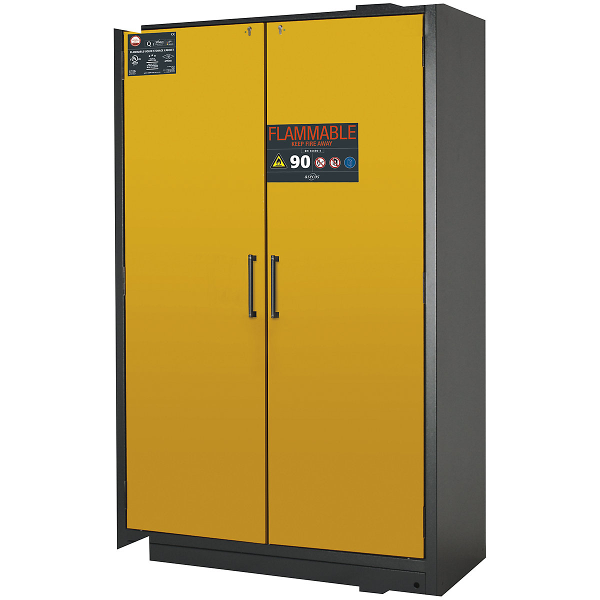 Dulap rezistent la incendiu pentru substanțe periculoase FM/UL/ULC/tip 90 – asecos (Imagine produs 2)-1