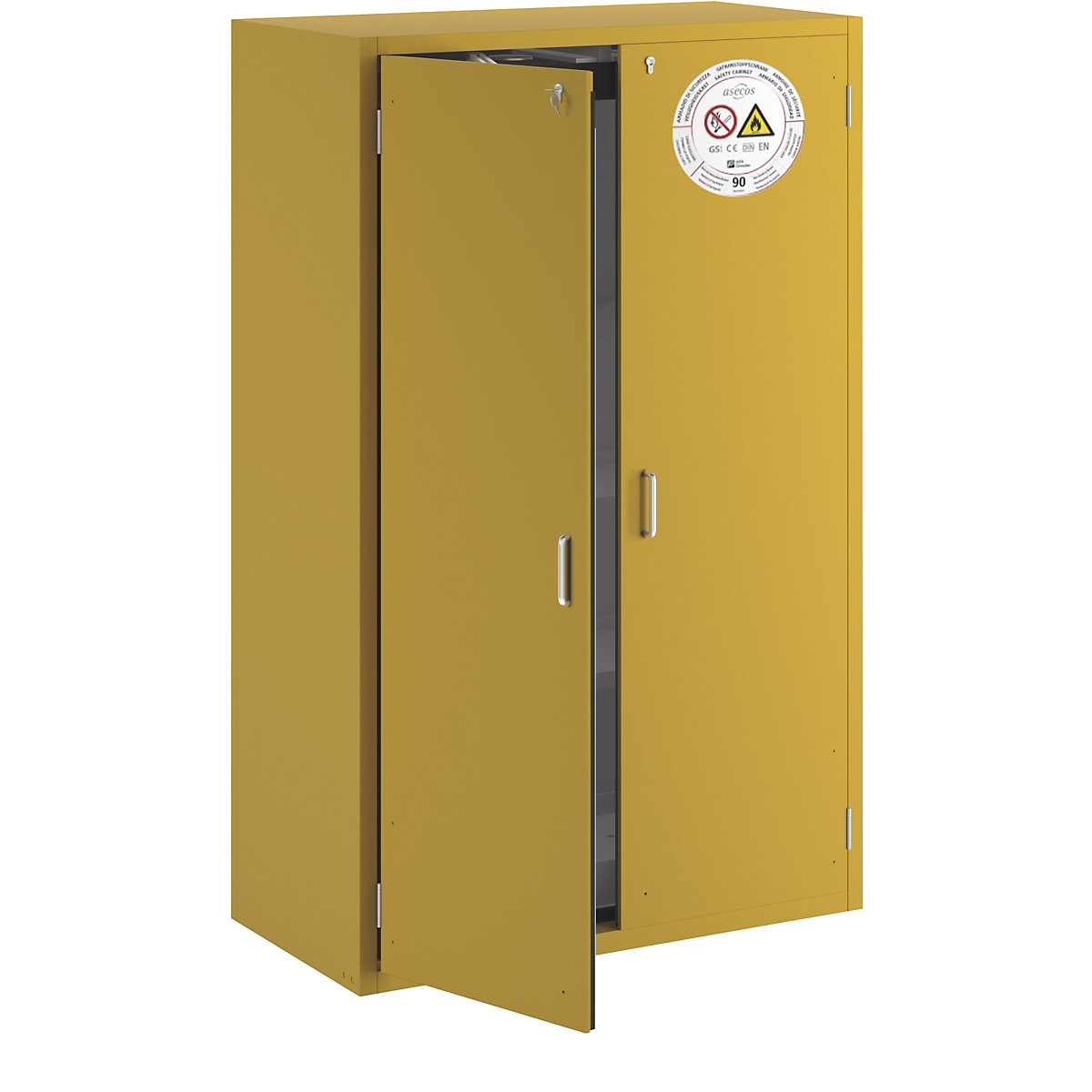 Dulap rezistent la incendiu pentru substanțe periculoase tip 90 – asecos (Imagine produs 7)-6