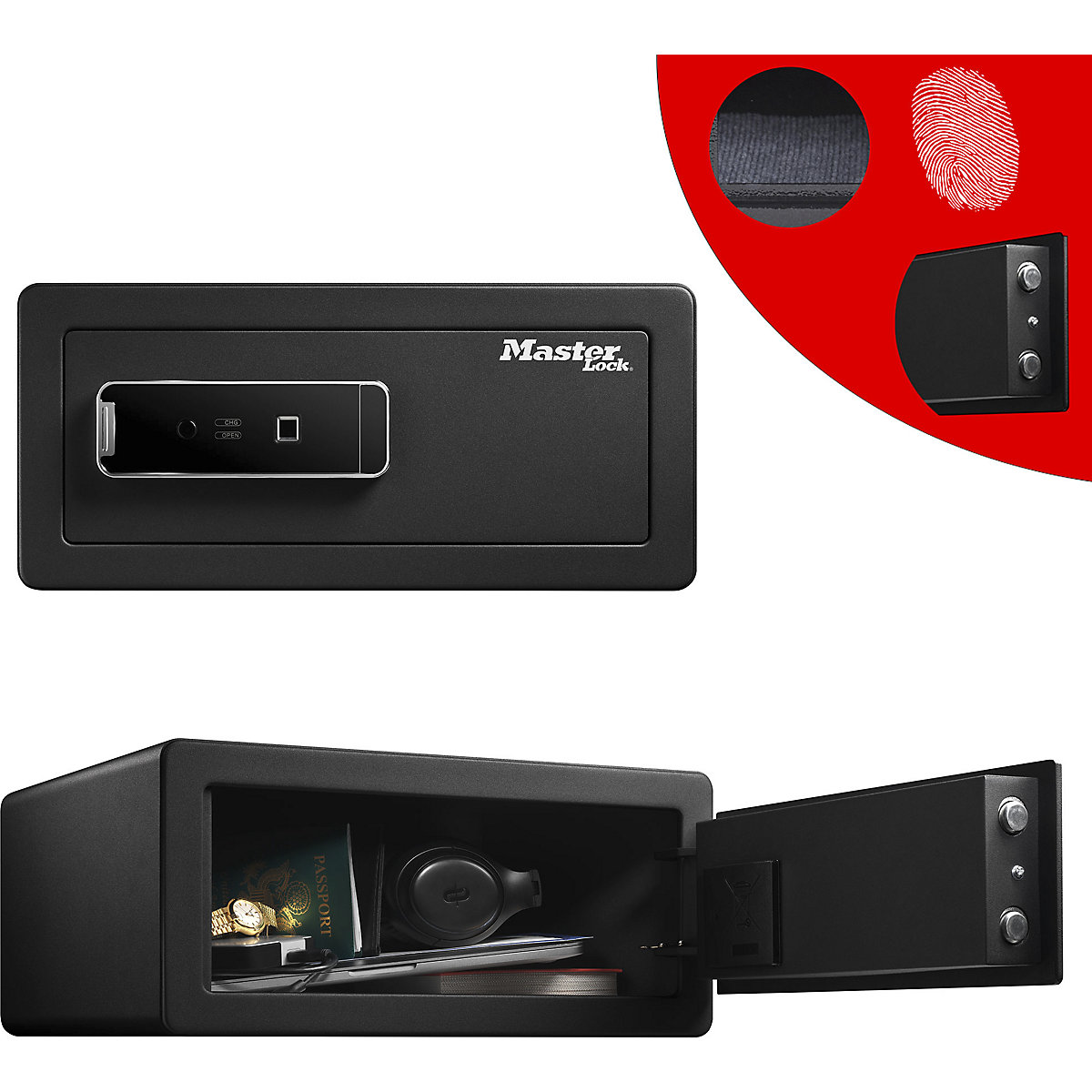 Seif de siguranță cu încuietoare biometrică – Masterlock (Imagine produs 7)-6