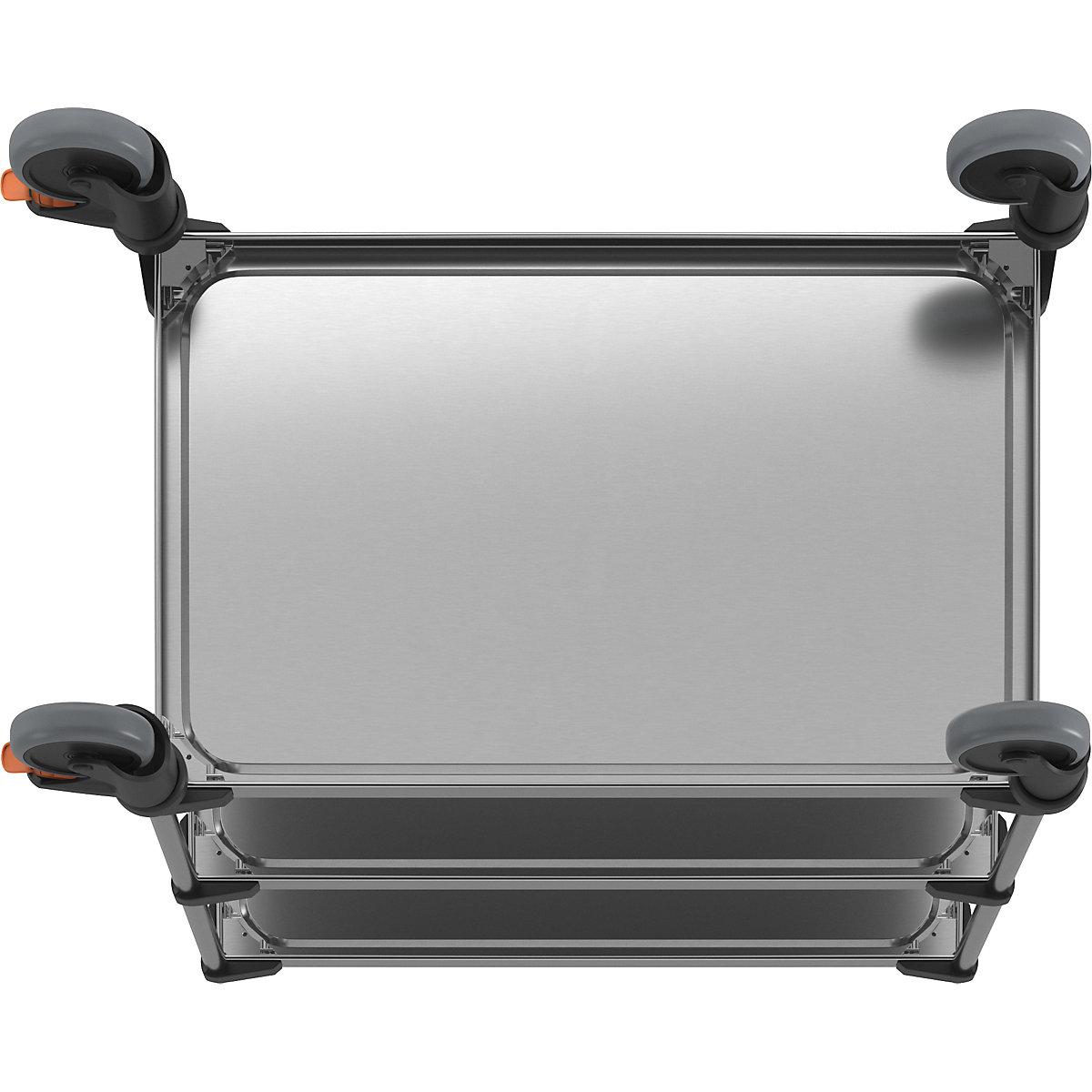 Cărucior din inox pentru servire (Imagine produs 5)-4