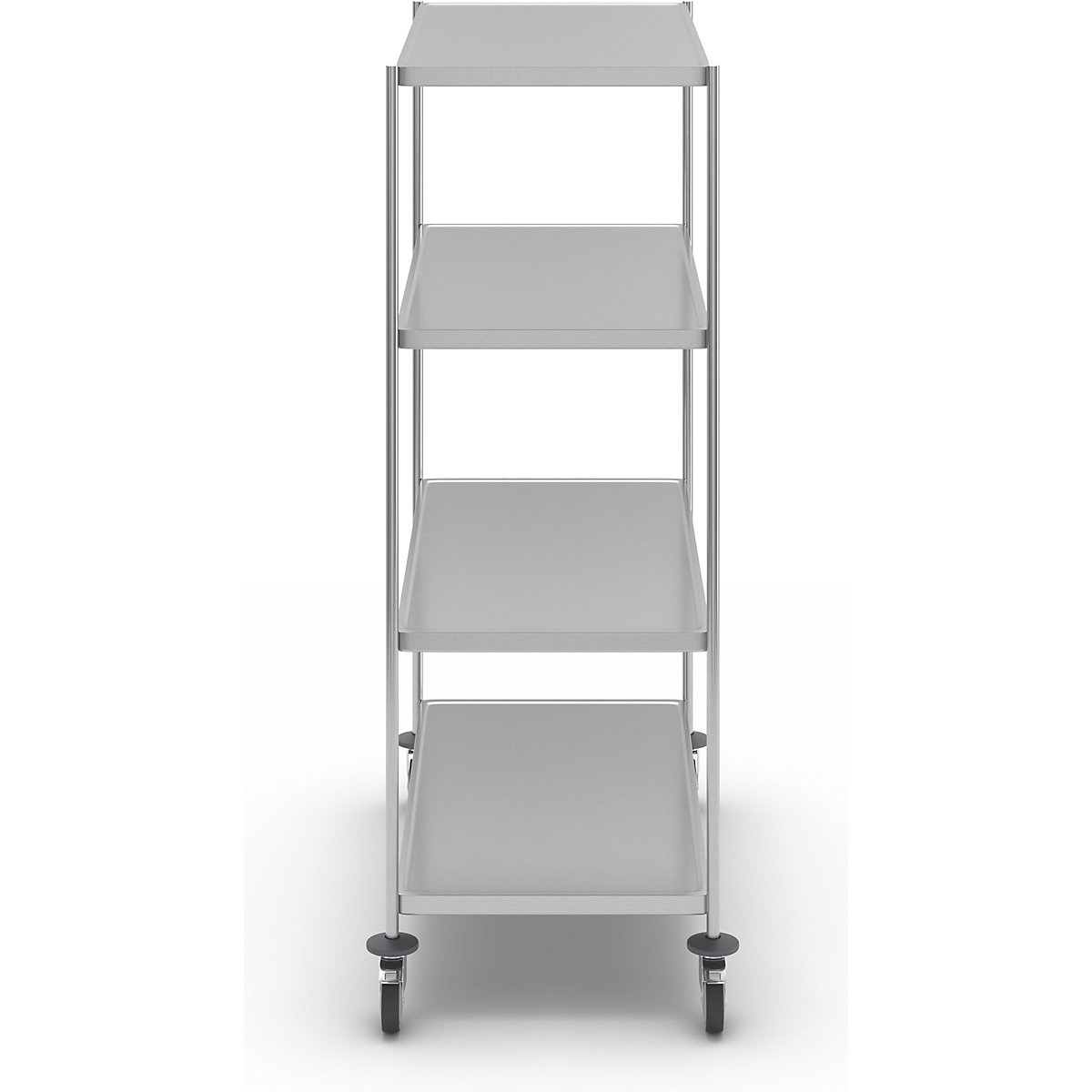 Cărucior etajat din inox, sudat – Kongamek (Imagine produs 4)-3