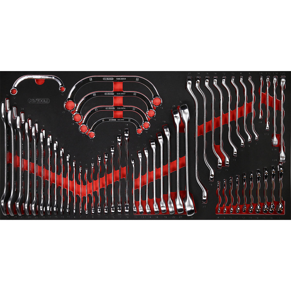 Cărucior de atelier PERFORMANCE PLUS cu unelte – KS Tools (Imagine produs 13)-12