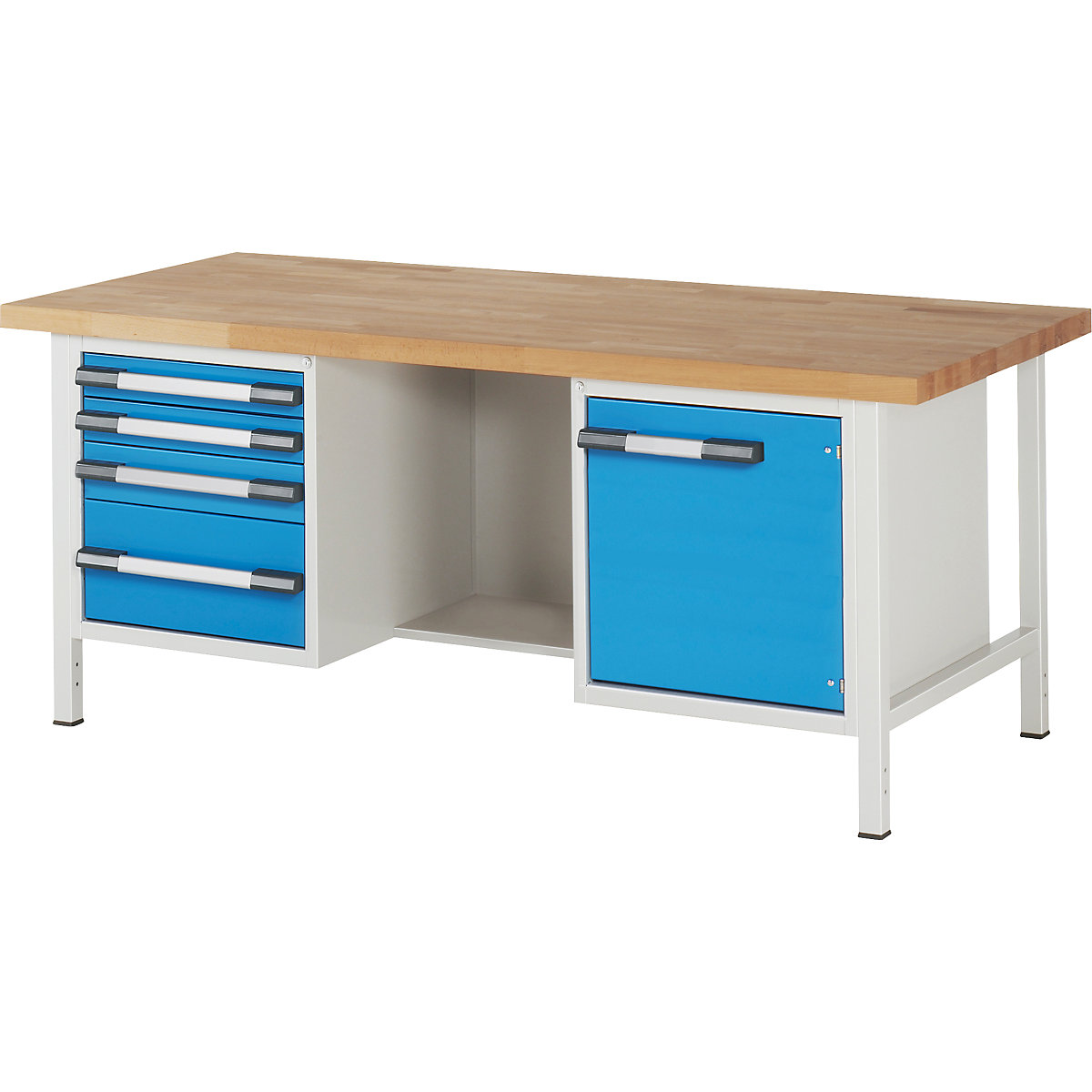 Banc de lucru, cu cadru Serie 8000 – eurokraft pro (Imagine produs 2)-1