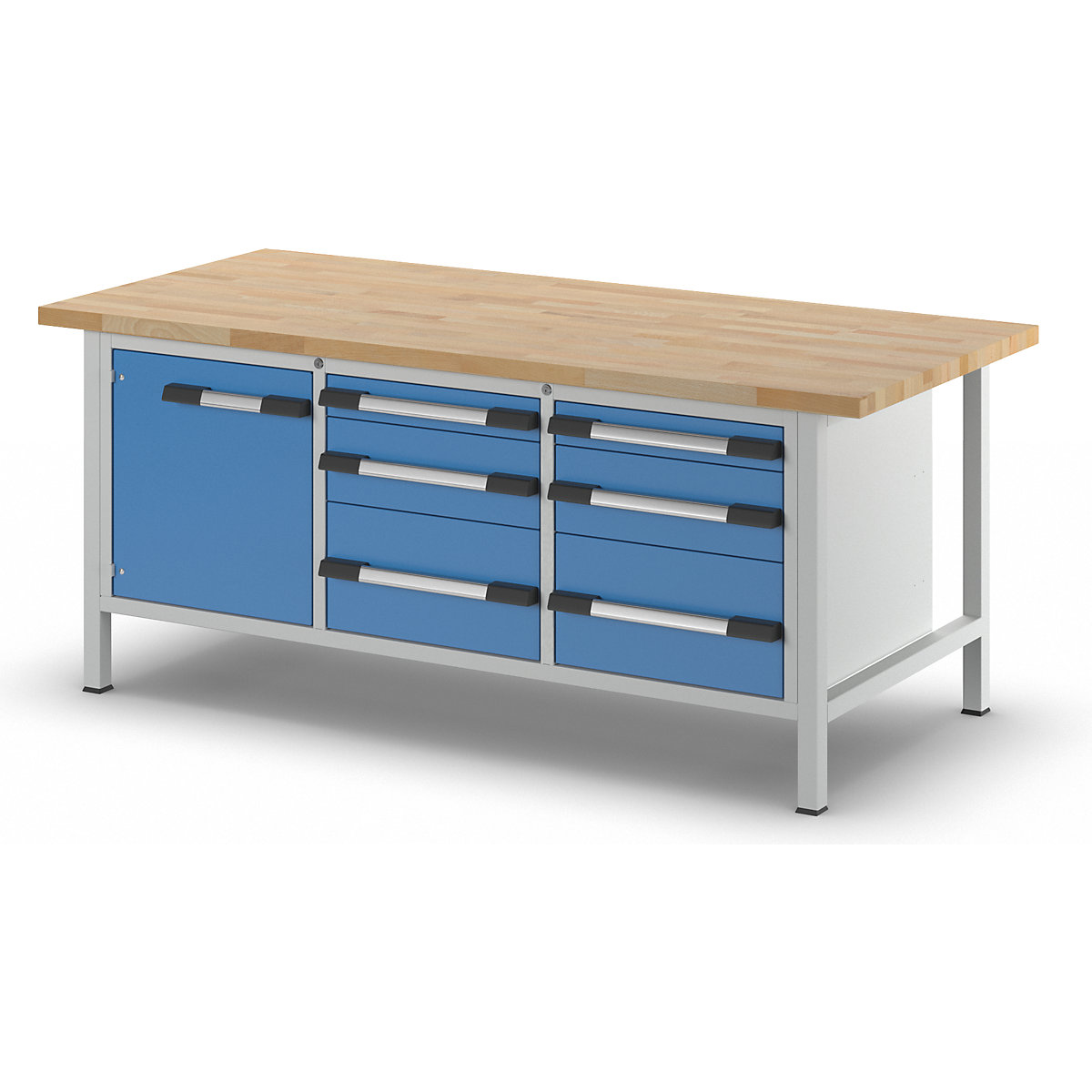 Banc de lucru, cu cadru Serie 8000 – eurokraft pro (Imagine produs 7)-6