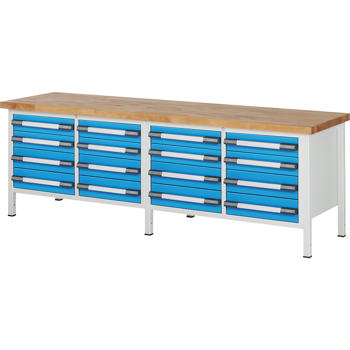 Banc de lucru, cu cadru Serie 8000 &ndash; eurokraft pro