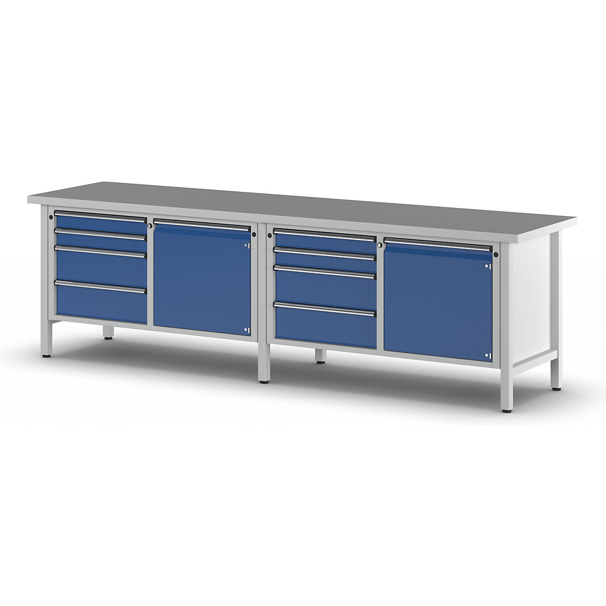Banc de lucru lățime 2800 mm, cu cadru – ANKE (Imagine produs 7)-6