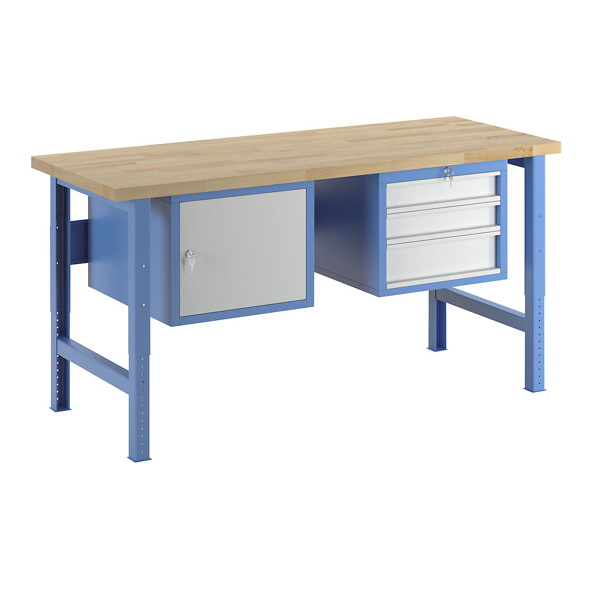 Banc de lucru reglabil pe înălțime, sistem modular (Imagine produs 2)-1