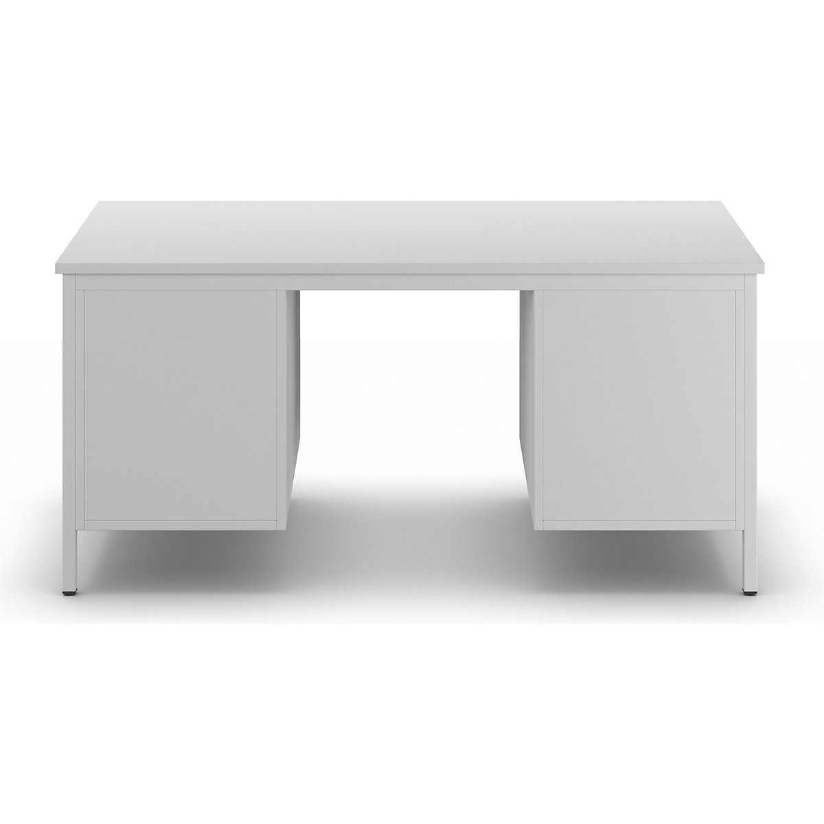 Birou pentru maistru, gri deschis – eurokraft basic (Imagine produs 6)-5