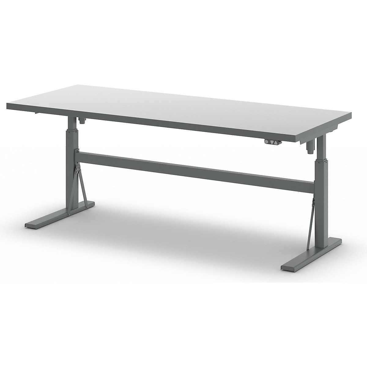 Mese de lucru reglabile electric pe înălțime, capacitate portantă 350 kg – eurokraft pro (Imagine produs 8)-7