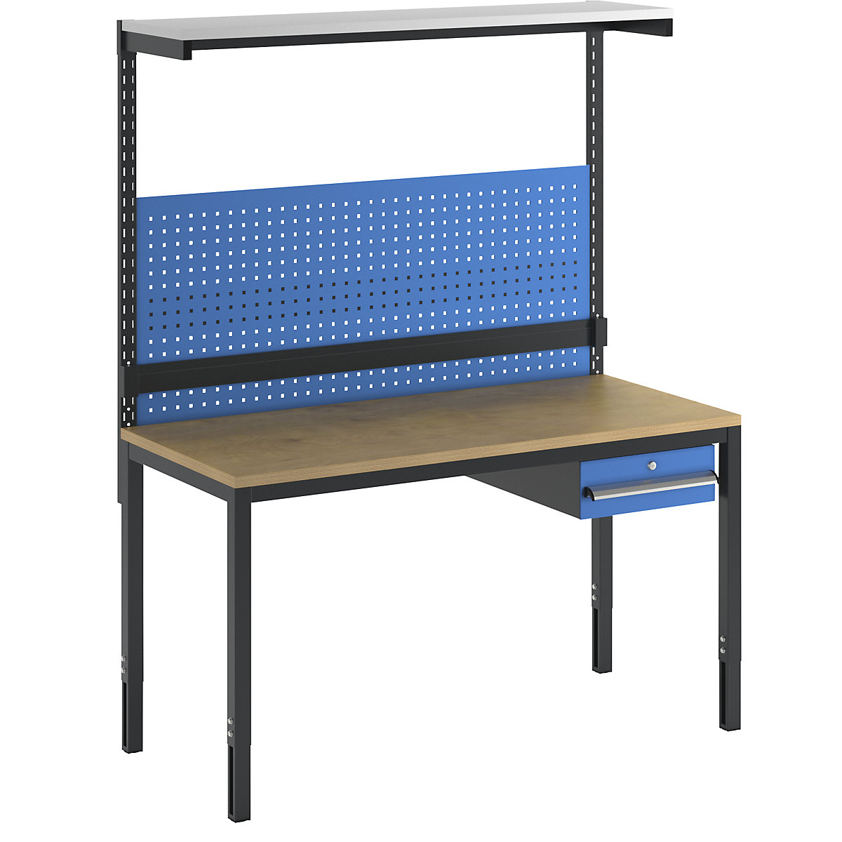 Post complet de lucru, reglabil pe înălțime