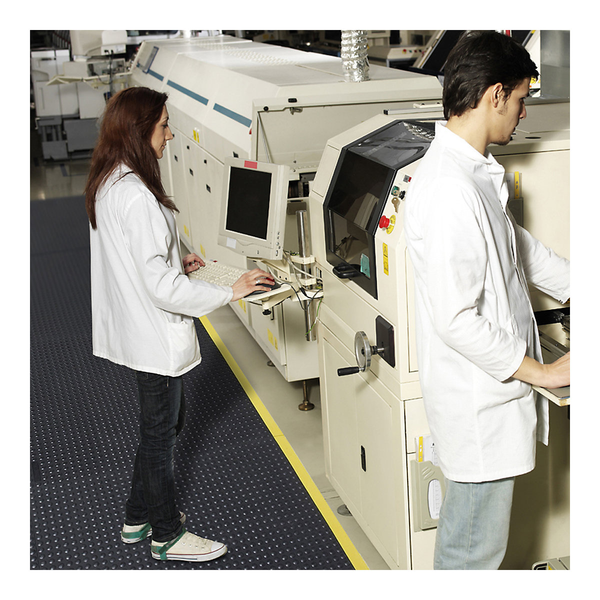 Sistem de îmbinare tip gresie pentru plăci de podea, Skywalker HD cu proeminențe ESD – NOTRAX (Imagine produs 2)-1