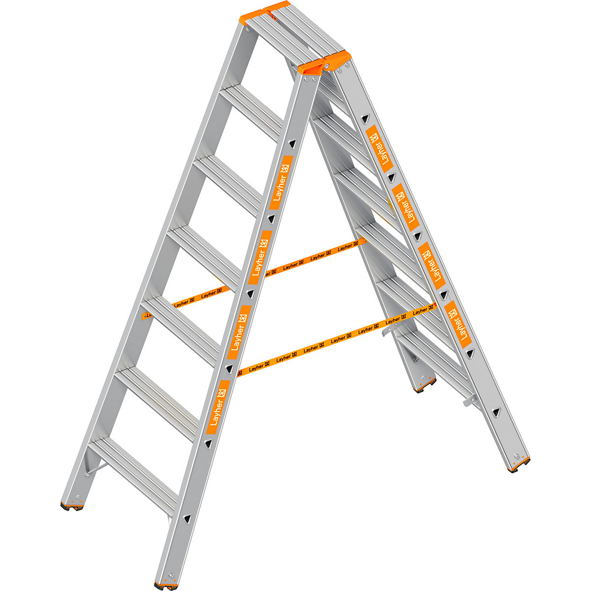 Scară dublă cu trepte &ndash; Layher