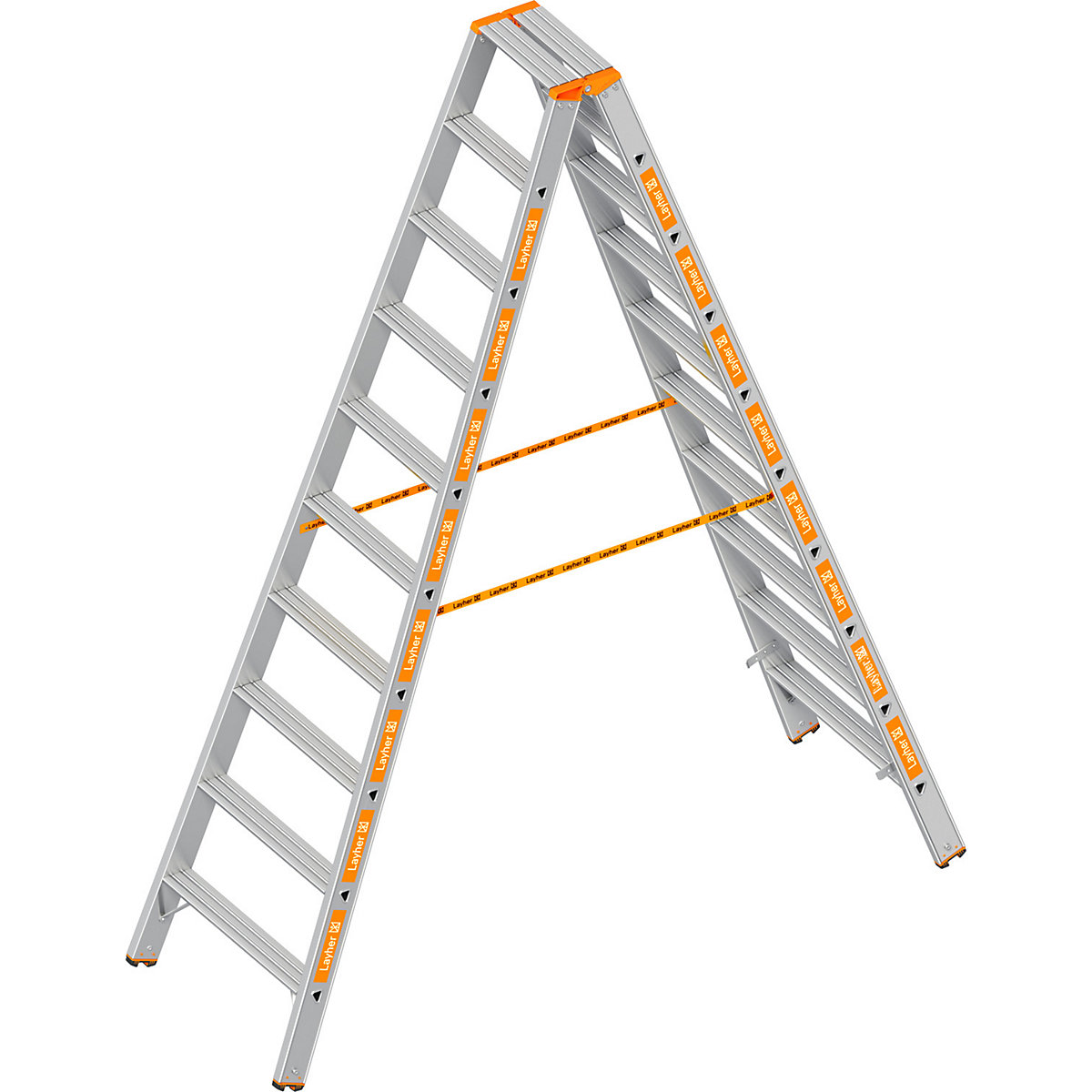Scară dublă cu trepte &ndash; Layher