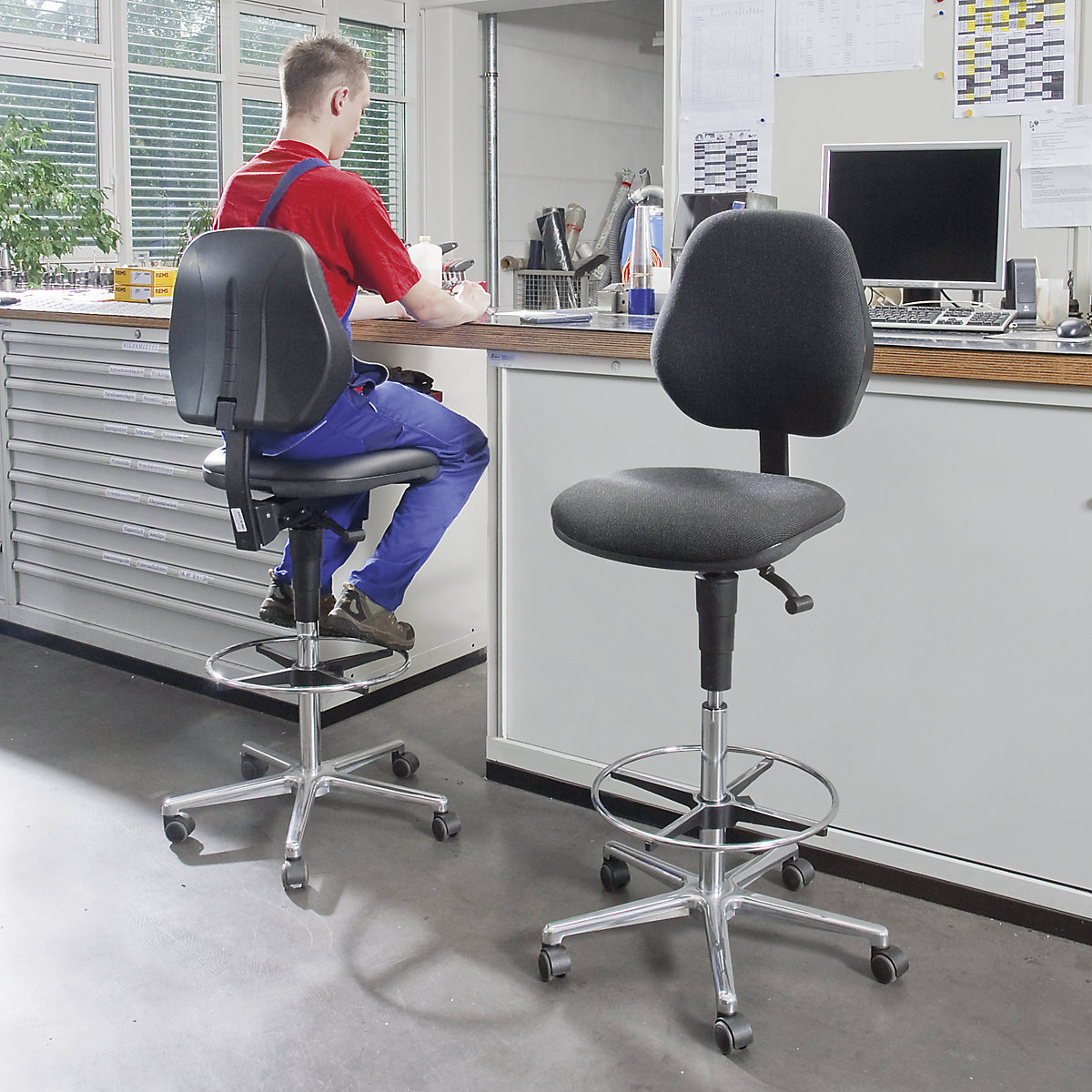 Scaun înalt, mobil – bimos (Imagine produs 2)-1