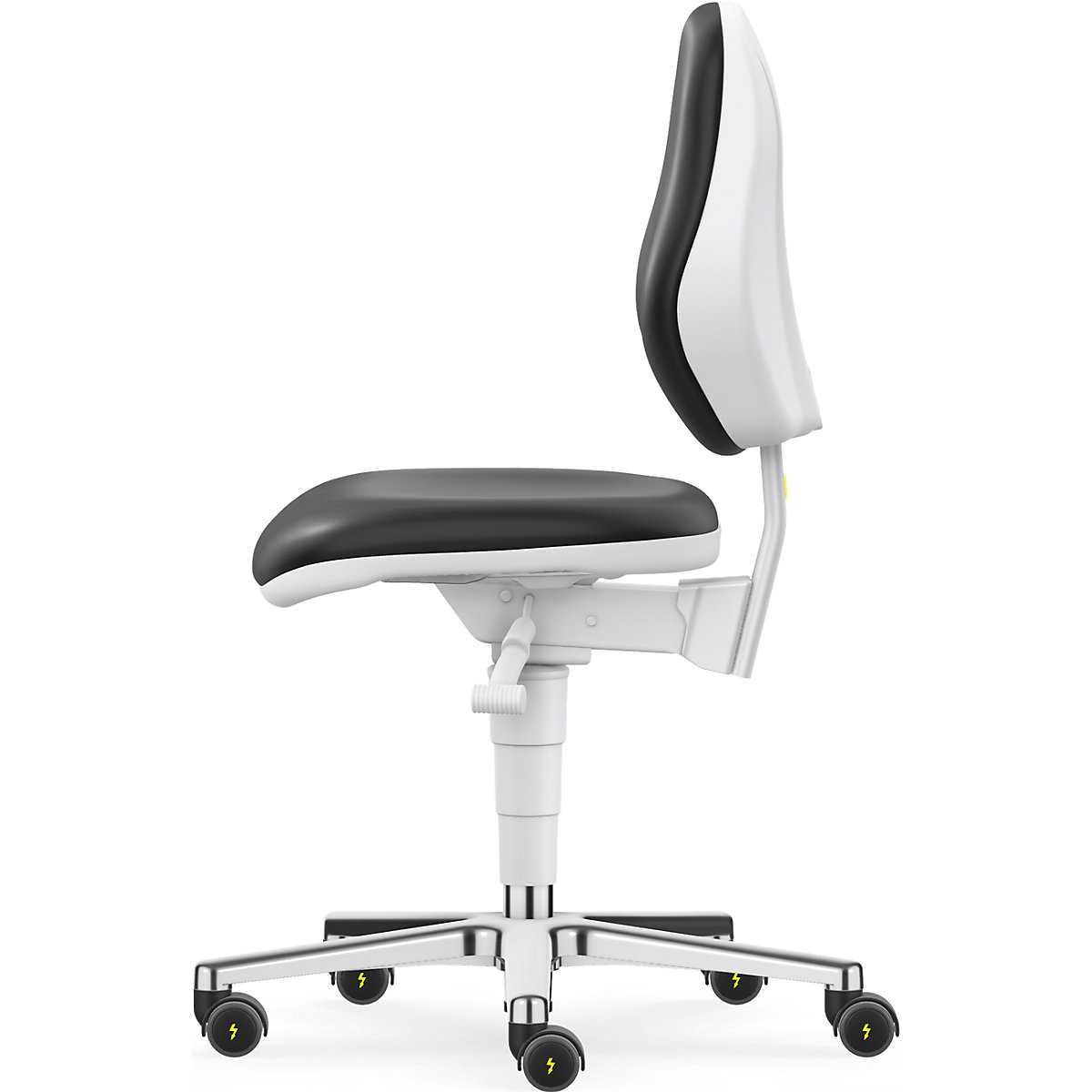 Scaun rotativ de atelier pentru cameră sterilă – bimos (Imagine produs 8)-7