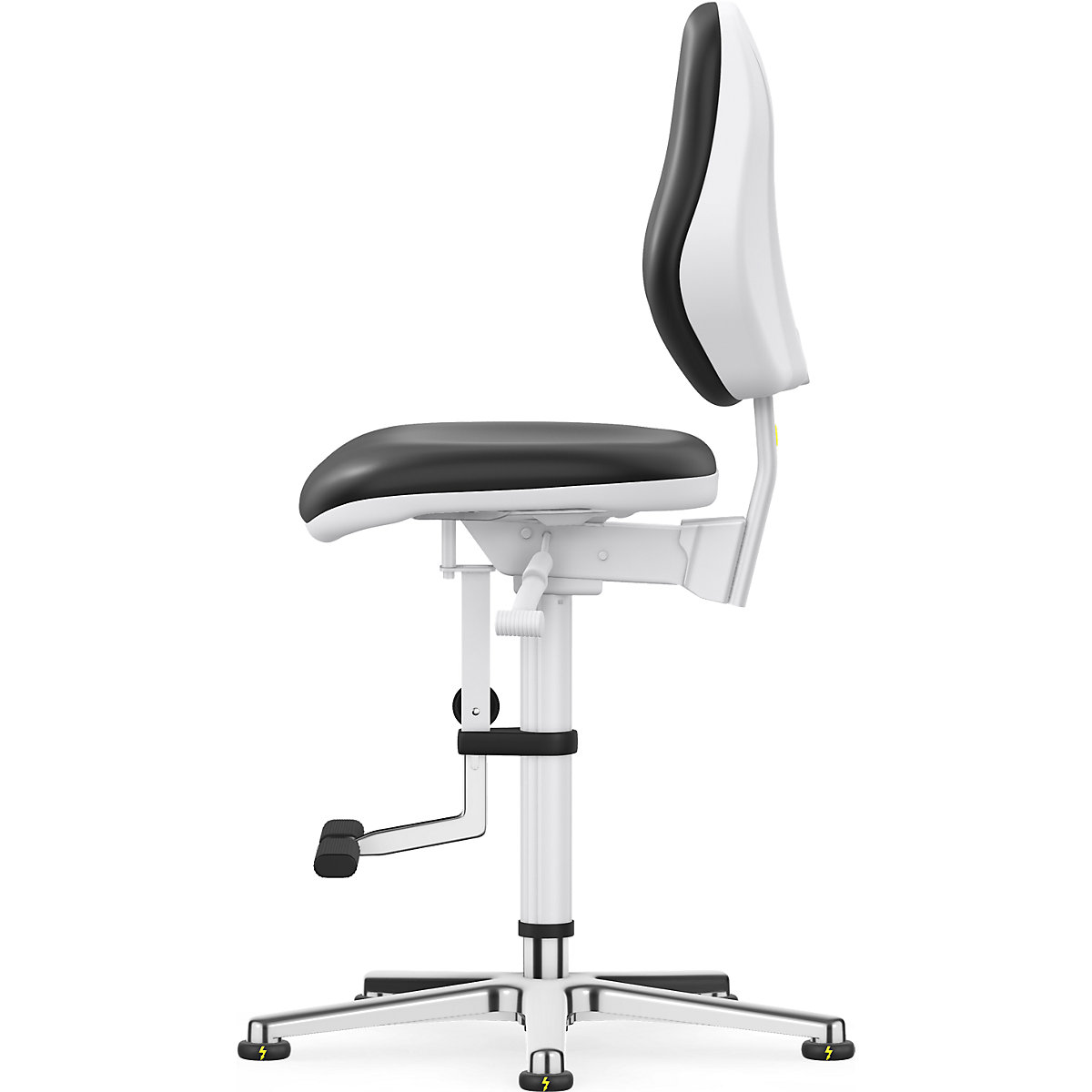 Scaun rotativ de atelier pentru cameră sterilă – bimos (Imagine produs 9)-8