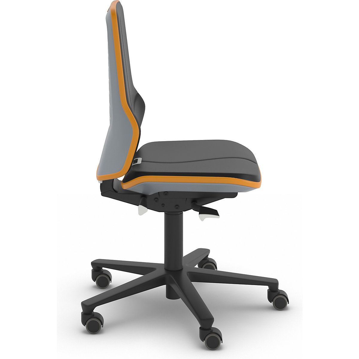 Scaun rotativ de lucru NEON, role – bimos (Imagine produs 4)-3