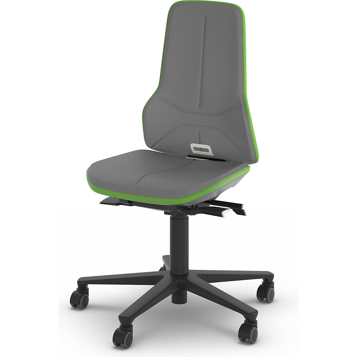 Scaun rotativ de lucru NEON, role – bimos (Imagine produs 7)-6