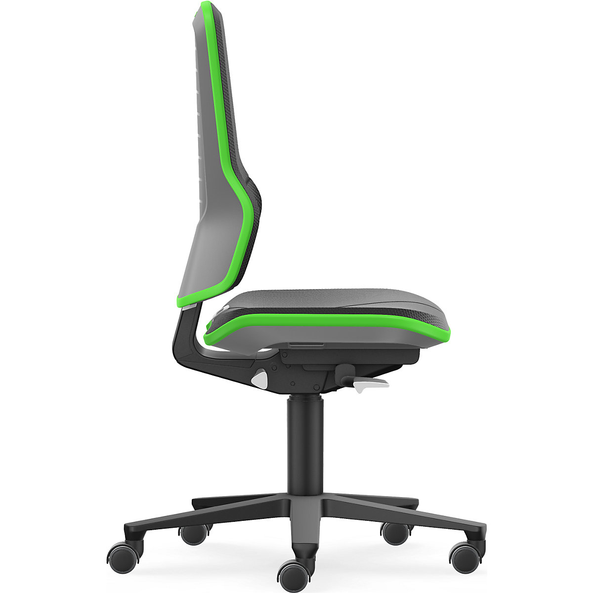 Scaun rotativ de lucru NEON, role – bimos (Imagine produs 9)-8