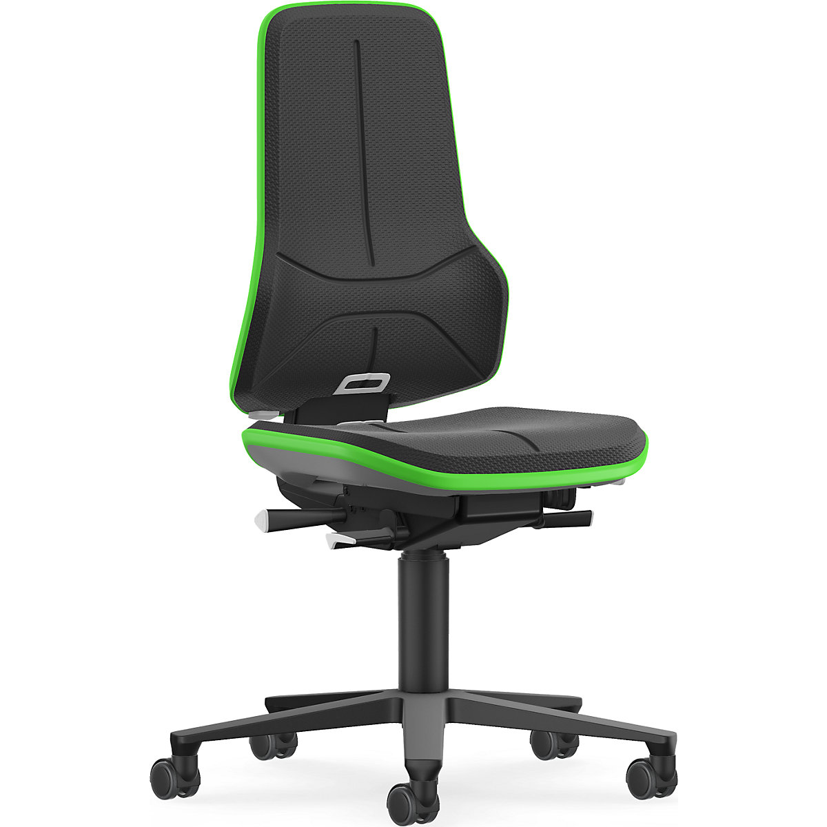 Scaun rotativ de lucru NEON, role – bimos (Imagine produs 12)-11