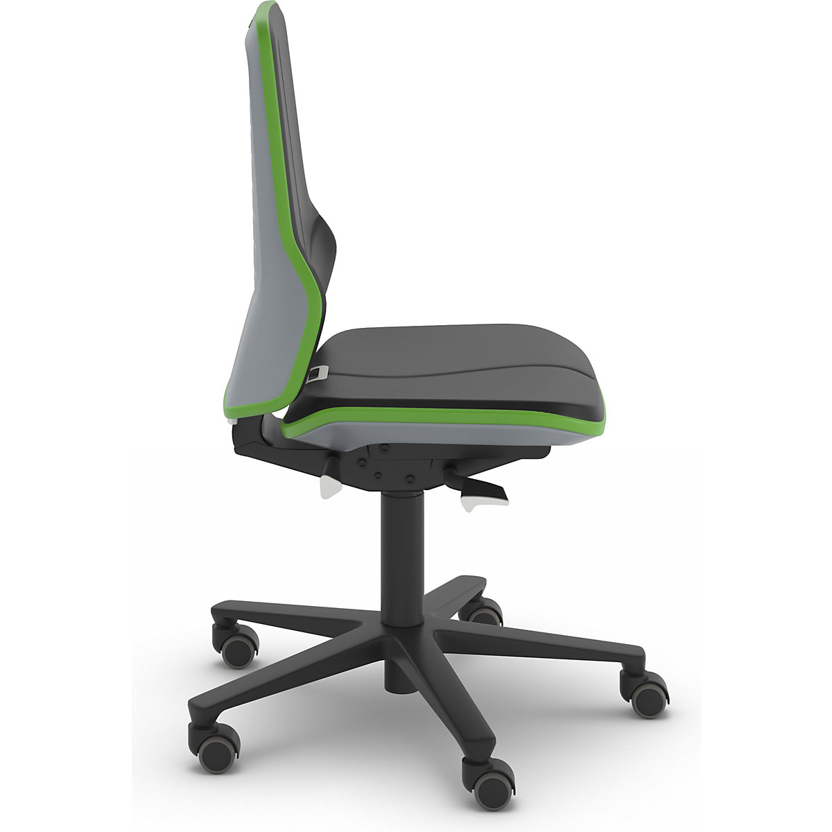 Scaun rotativ de lucru NEON, role – bimos (Imagine produs 5)-4