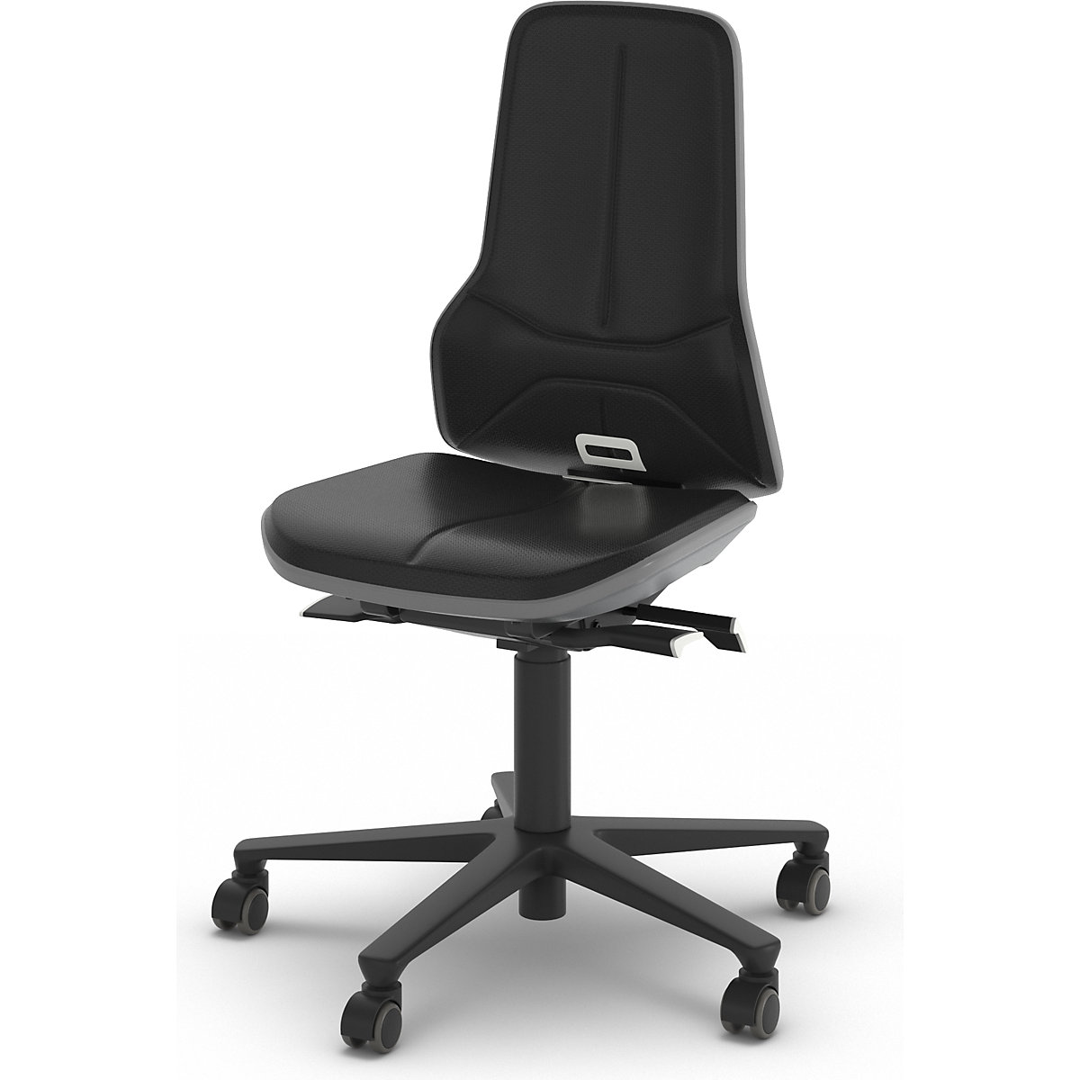 Scaun rotativ de lucru NEON, role – bimos (Imagine produs 6)-5