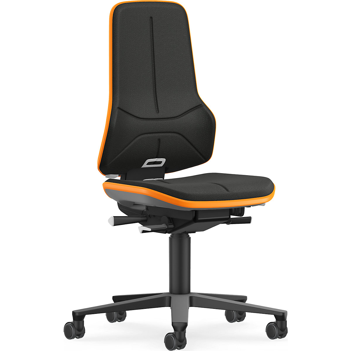 Scaun rotativ de lucru NEON, role – bimos (Imagine produs 12)-11