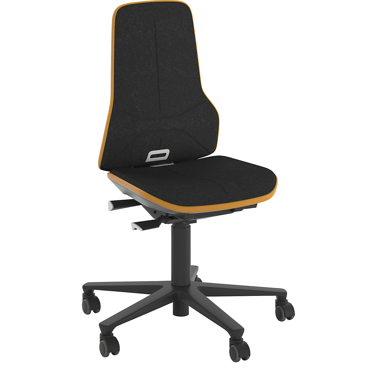 Scaun rotativ de lucru NEON, role – bimos