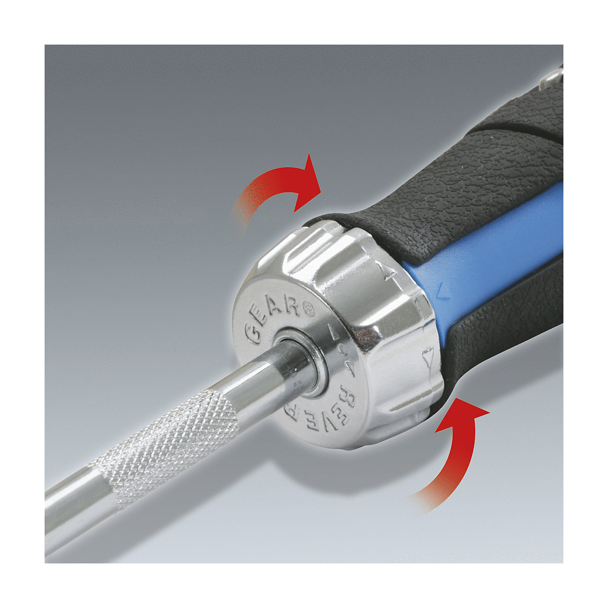 Șurubelniță cu clichet rotitor cu bit 1/4'' – KS Tools (Imagine produs 4)-3