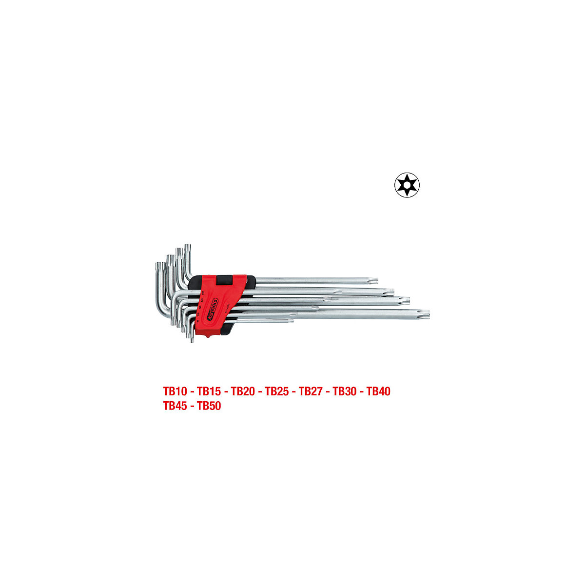 Set de chei cu știft unghiular XL – KS Tools (Imagine produs 2)-1