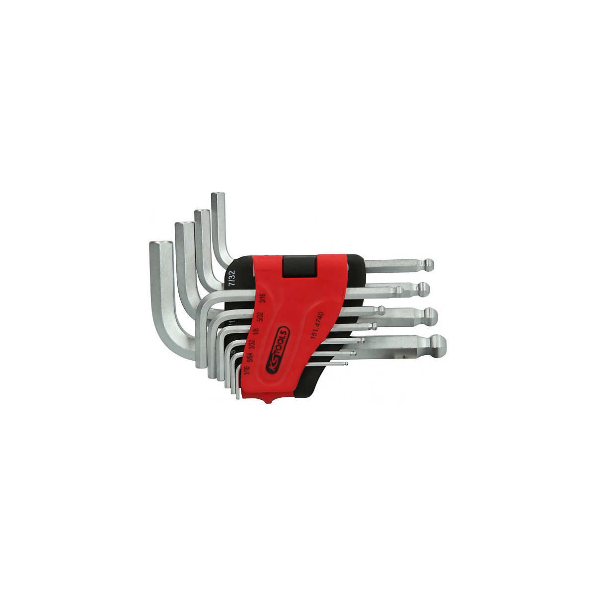 Set de chei cu știft unghiular scurt – KS Tools (Imagine produs 3)-2