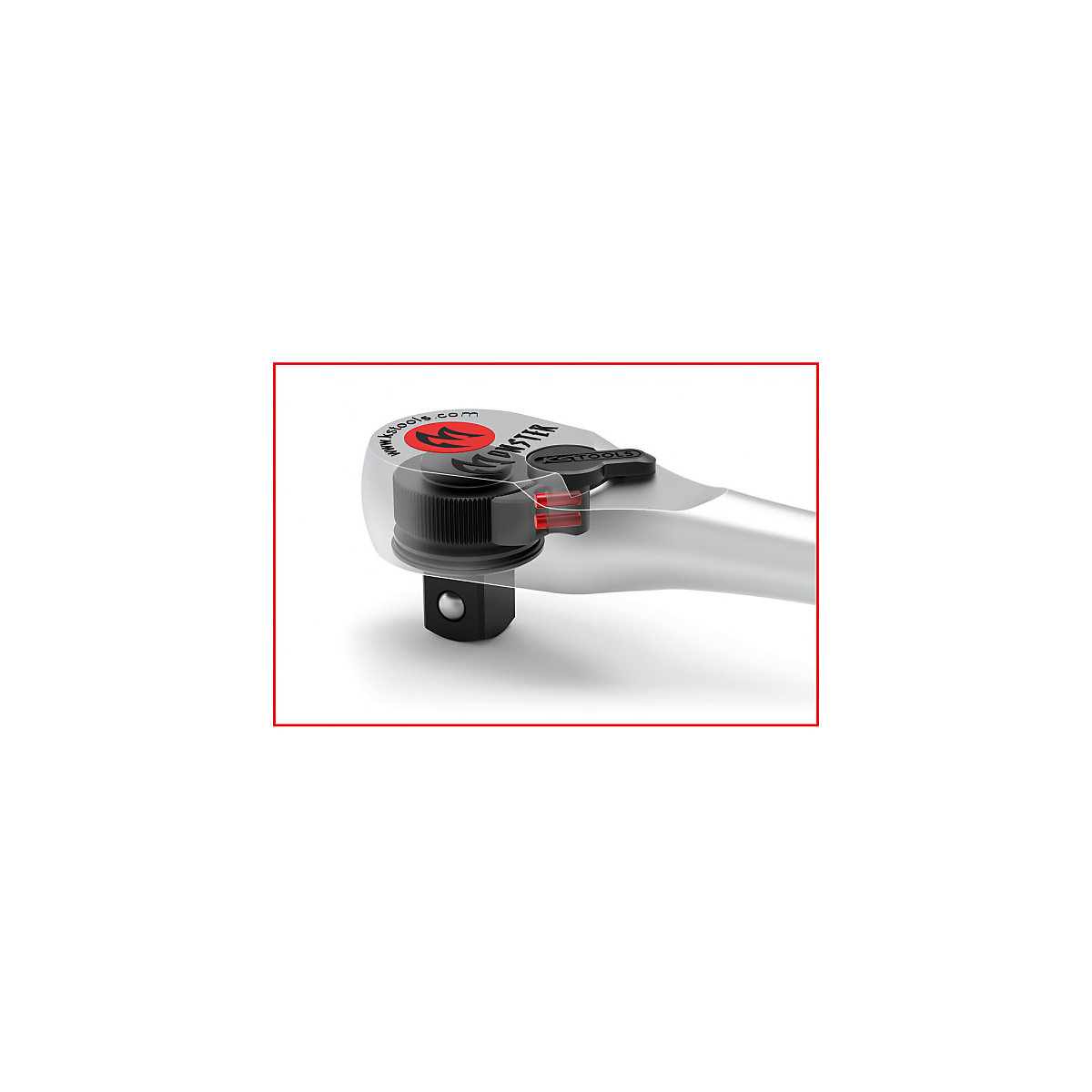 Clichet cu bit, cu schimbare de direcție 1/4'' MONSTER – KS Tools (Imagine produs 11)-10