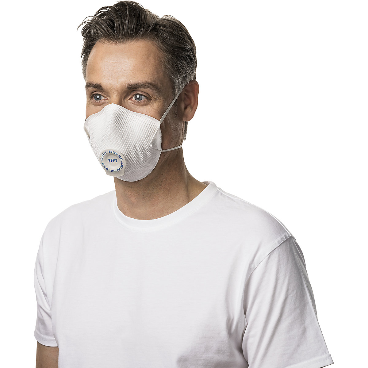 Mască de protecție respiratorie FFP2 NR D – MOLDEX: cu supapă de
