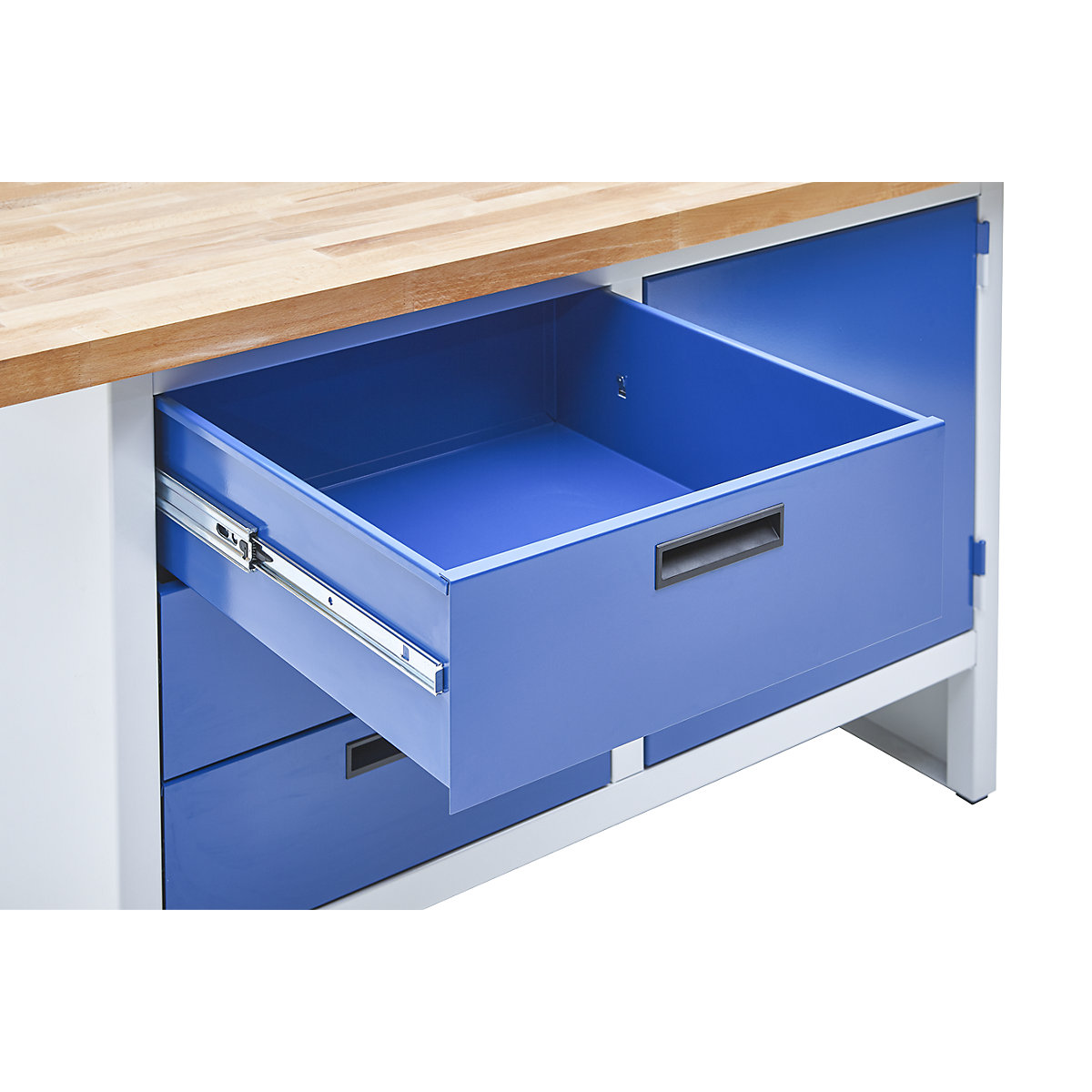 Delovna miza z zaprtimi stranicami – eurokraft basic (Slika izdelka 11)-10