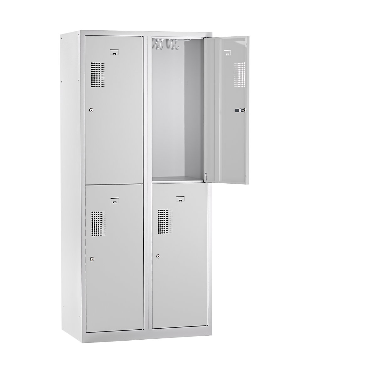 Dvonadstropna garderobna omara Amsterdam – eurokraft basic (Slika izdelka 4)-3