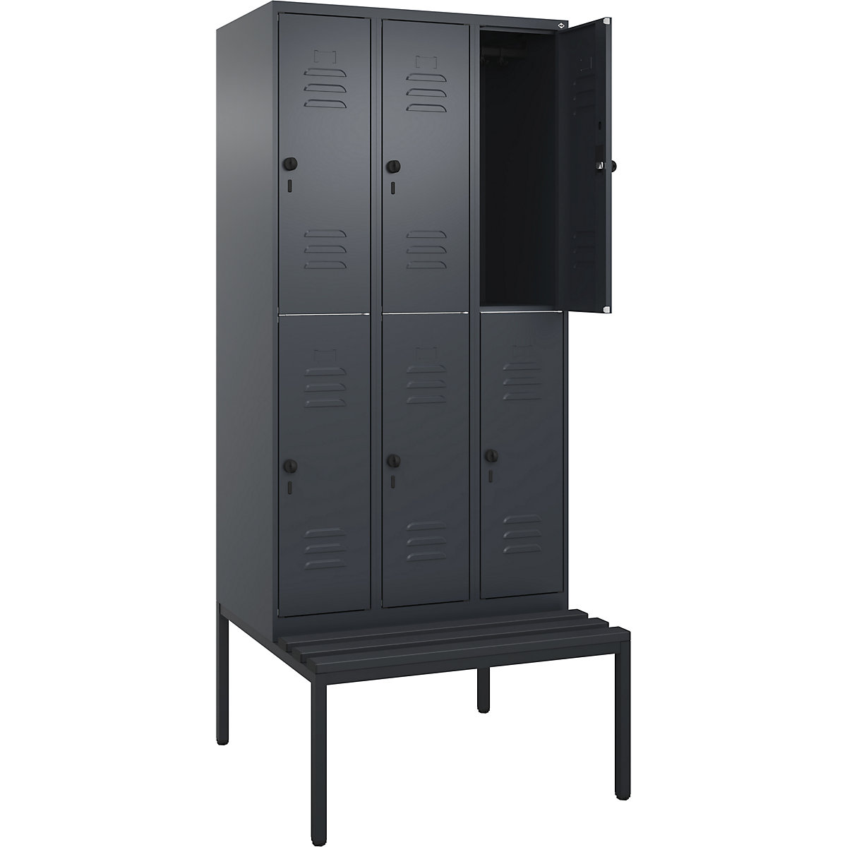 Dvonadstropna garderobna omara s klopjo Classic PLUS – C+P (Slika izdelka 5)-4