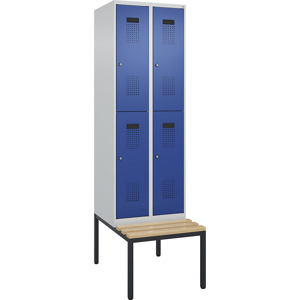 Dvonadstropna garderobna omara s klopjo Evolo PLUS (Slika izdelka 2)-1