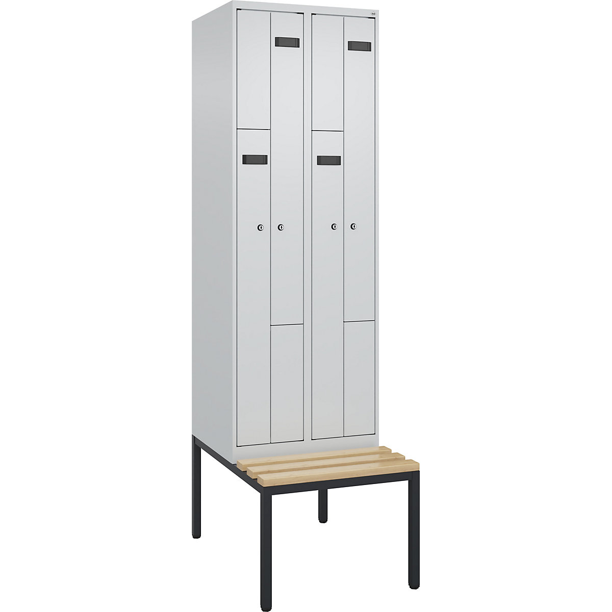 Garderobna Z-omara s klopjo Evolo PLUS (Slika izdelka 2)-1