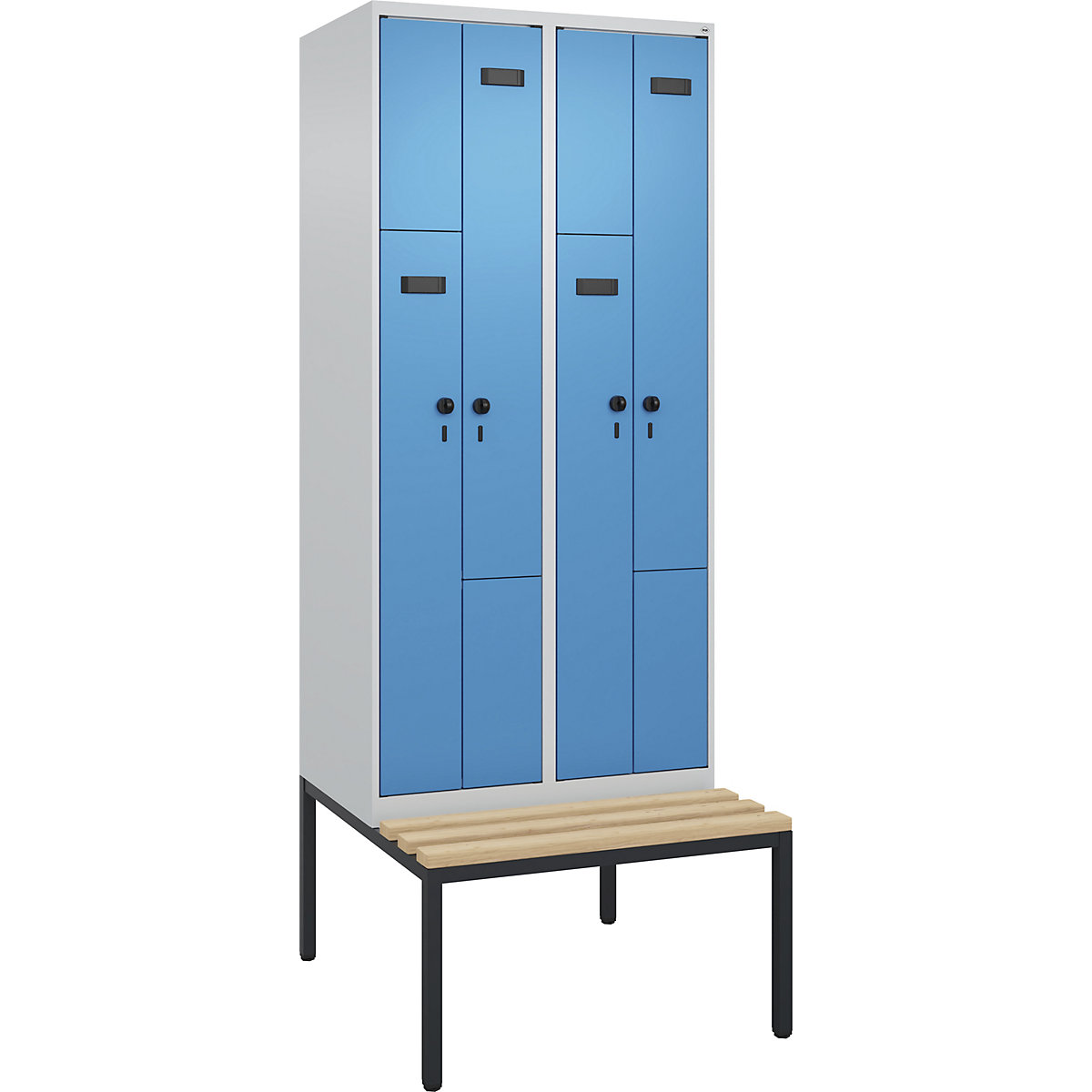 Garderobna Z-omara s klopjo Evolo PLUS (Slika izdelka 2)-1