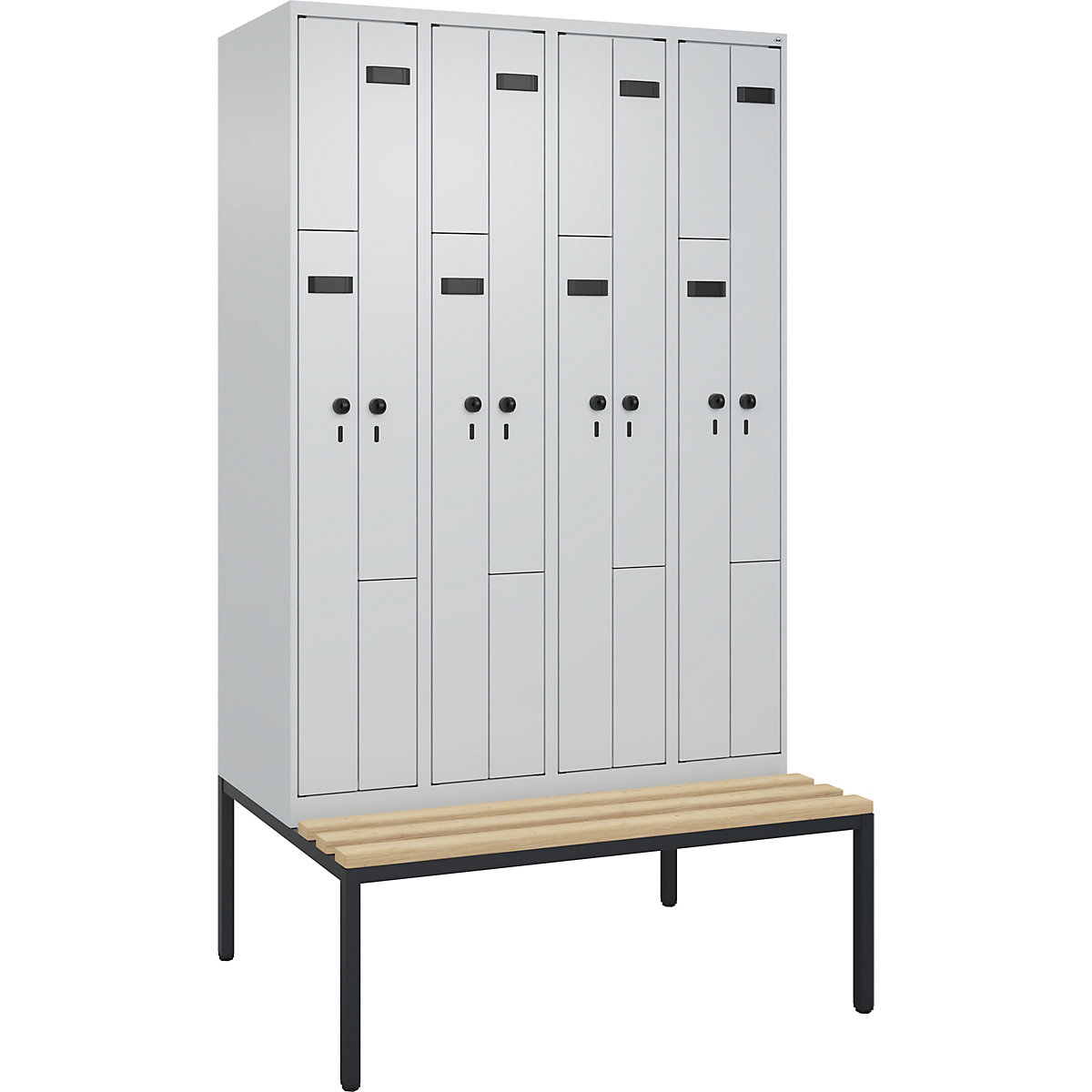 Garderobna Z-omara s klopjo Evolo PLUS (Slika izdelka 2)-1