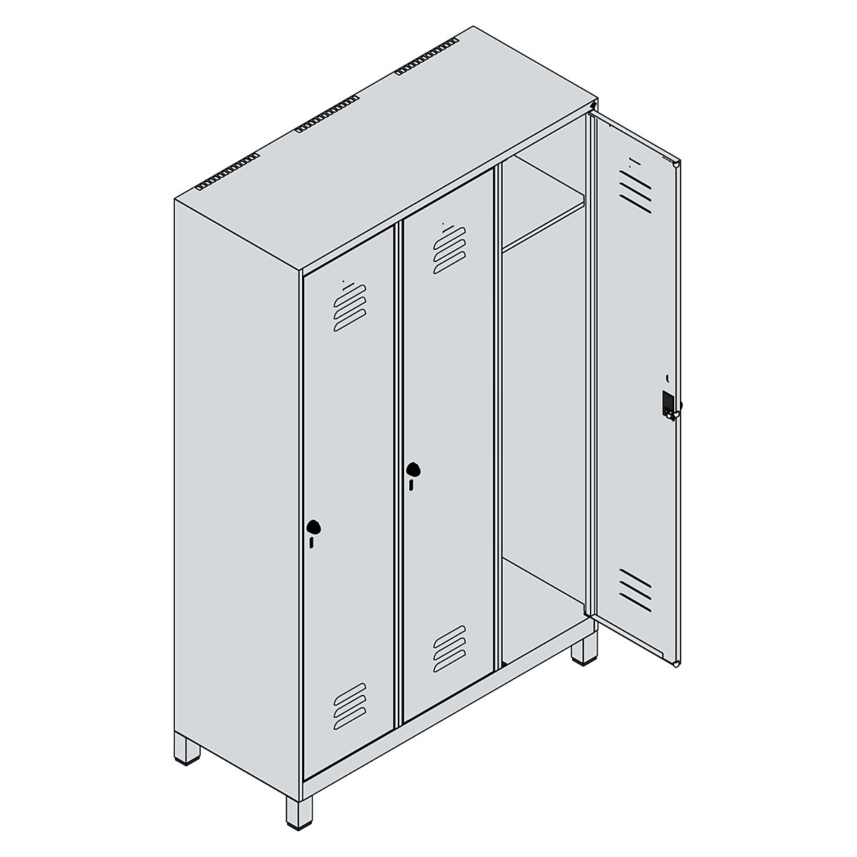Garderobna omara Classic PLUS – C+P (Slika izdelka 4)-3