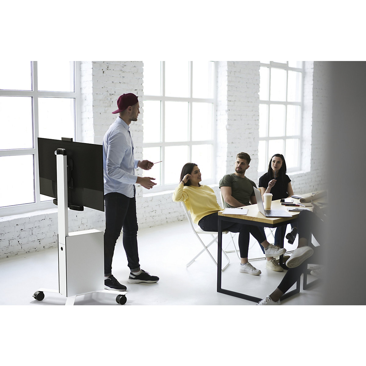 TV-voziček COWORKSTATION® – DURABLE (Slika izdelka 2)-1