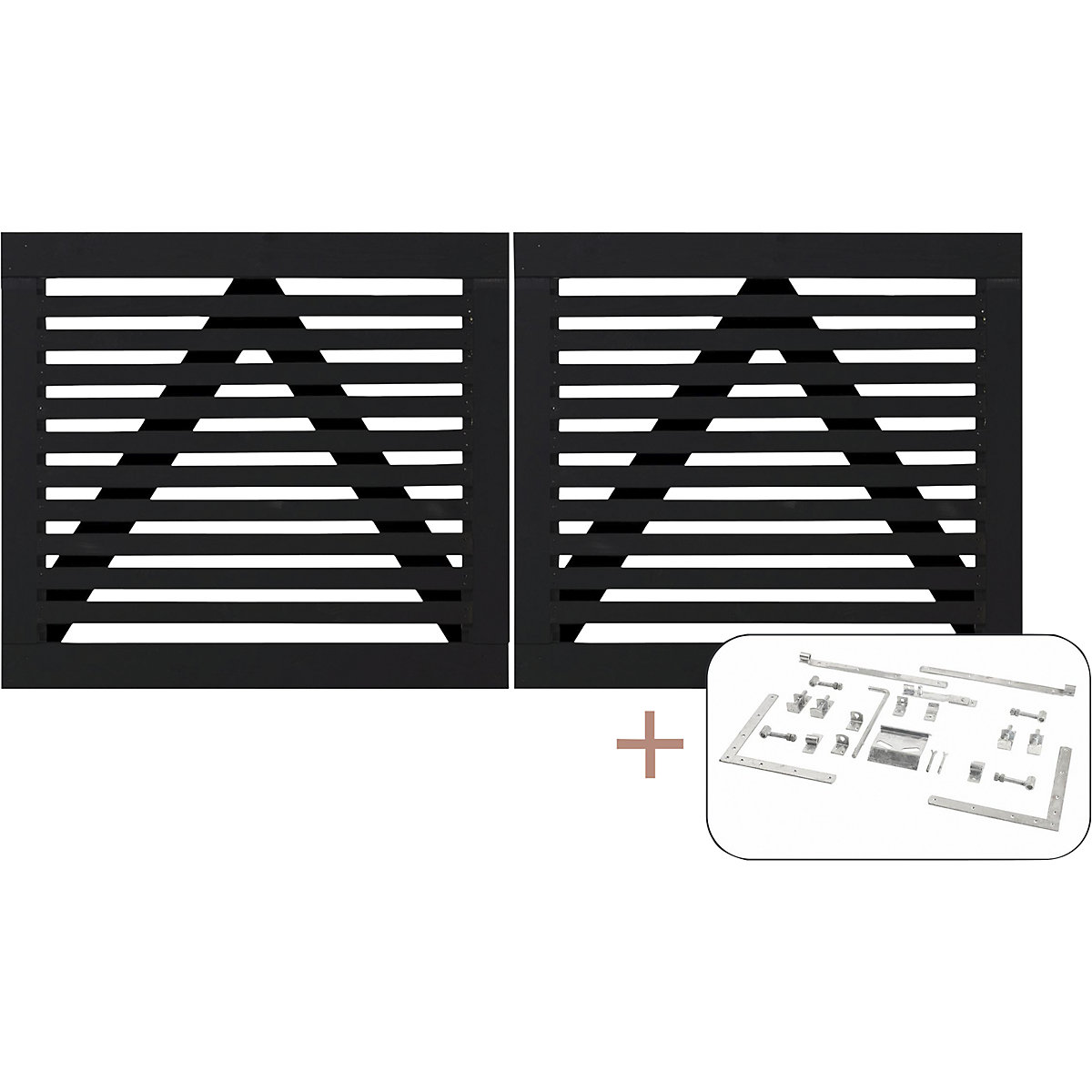 Dvojna vrata z okovjem Tokyo