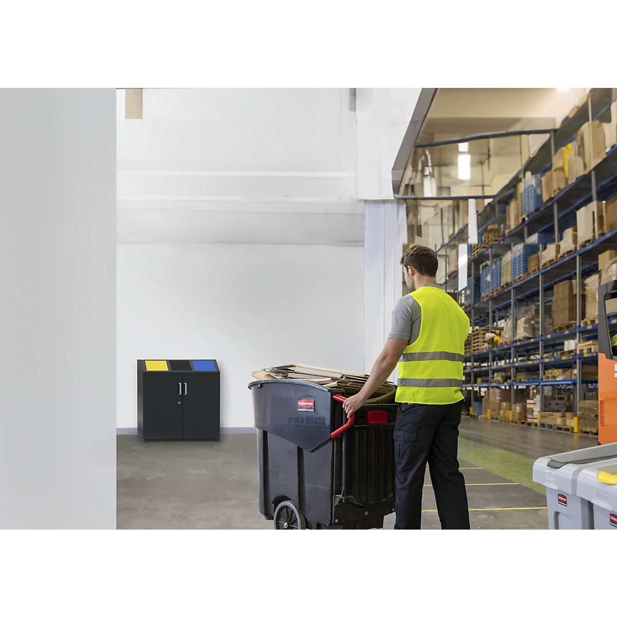 Pomični zbiralnik odpadkov Mega BRUTE® – Rubbermaid (Slika izdelka 3)-2