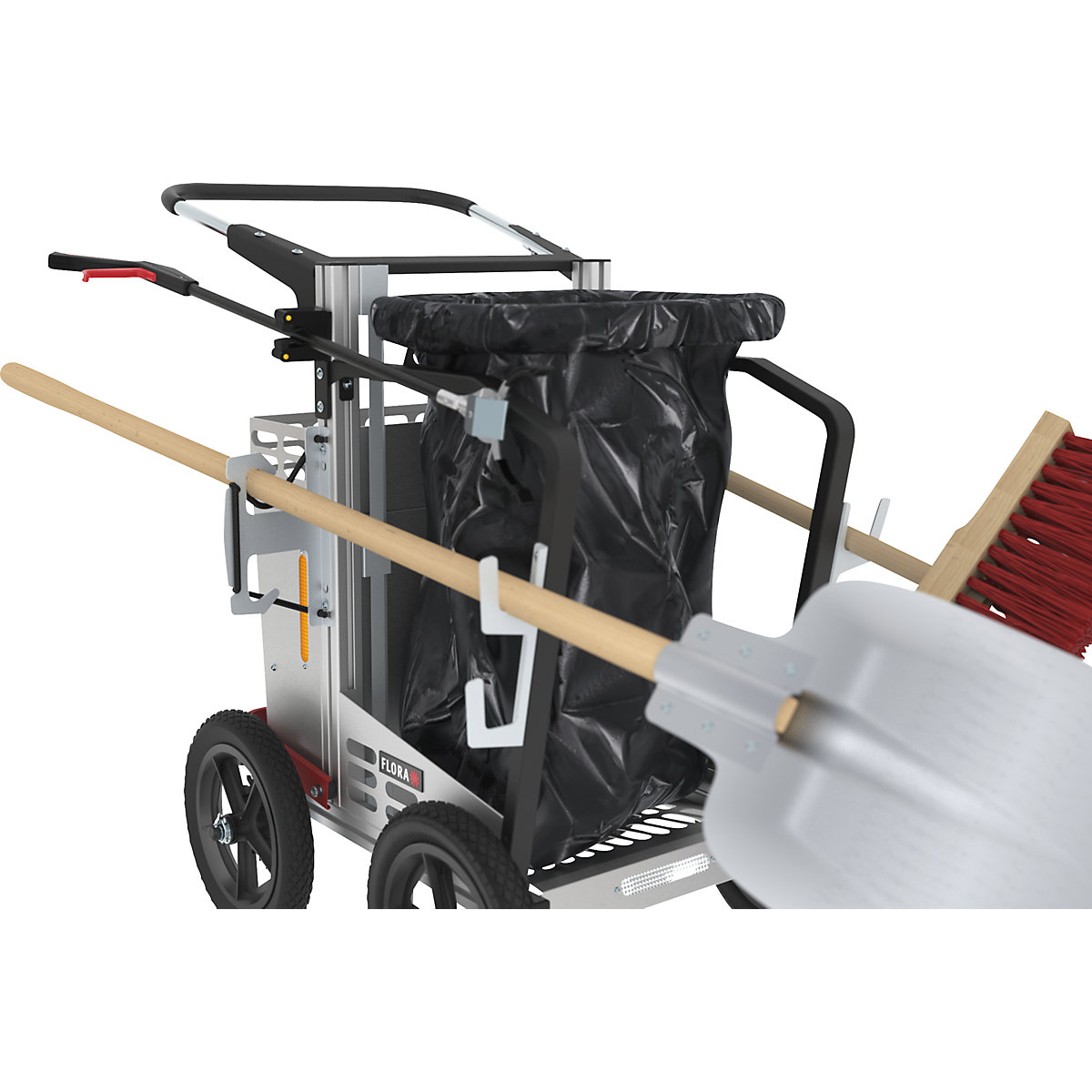 Voziček za zbiranje odpadkov Picobello Metropol – FLORA (Slika izdelka 4)-3