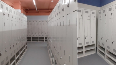 LOEB AG Berne: vestiaires modernes avec structure et confort. -9b