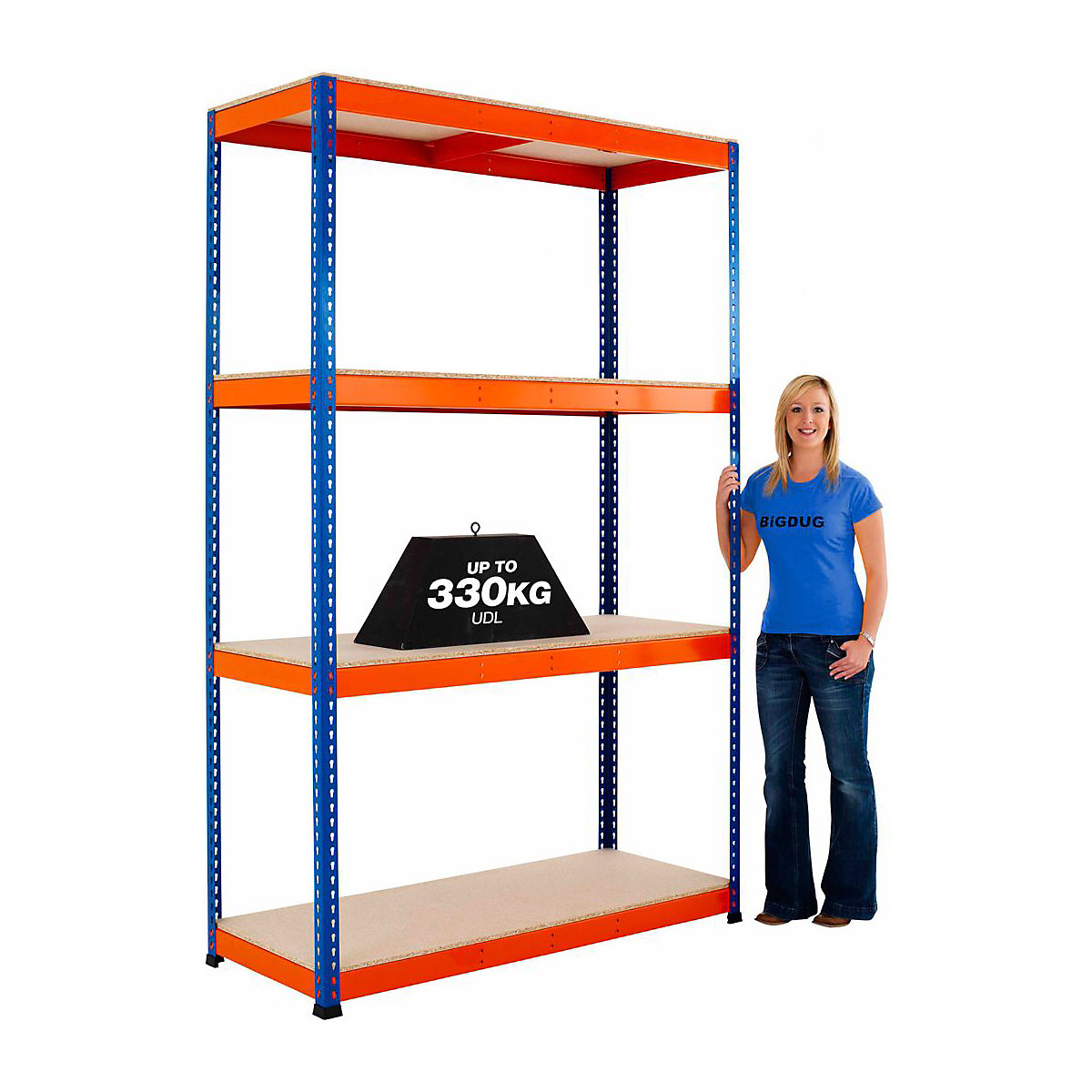 BiG400 Blue & Orange 2440mm High Racking